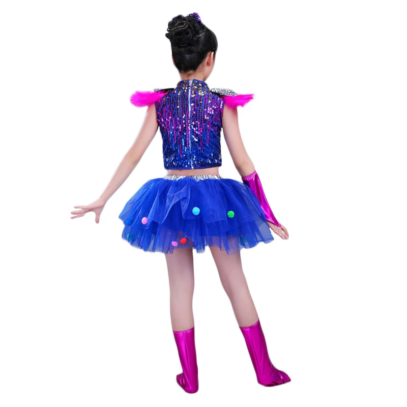 Jazz Dance Children Hip Hop Street Dance Sequins Performance Costumes Set Girls Boy Modern Costume Sequins Clothing
Jazz Dance Children Hip Hop Street Dance Sequins Performance Costumes Set Girls Boy Modern Costume Sequins Clothing