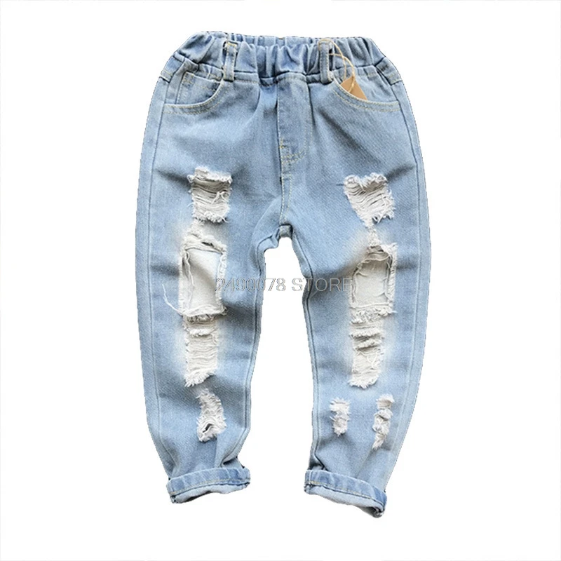 1-8yrs School Boys Clothes Children Broken Hole Jeans Pants New 2021 Baby Girls Jeans Pants Brand Trousers Fashion Jeans
1-8yrs School Boys Clothes Children Broken Hole Jeans Pants New 2021 Baby Girls Jeans Pants Brand Trousers Fashion Jeans