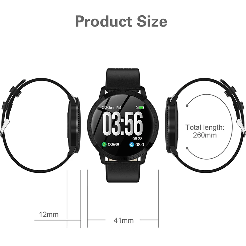 Waterproof IP67 Smart band 1.22 Inch Smart Watch Blood Pressure Monitoring Multi Sport Women Band leather steel strap pk y10 y9
Waterproof IP67 Smart band 1.22 Inch Smart Watch Blood Pressure Monitoring Multi Sport Women Band leather steel strap pk y10 y9