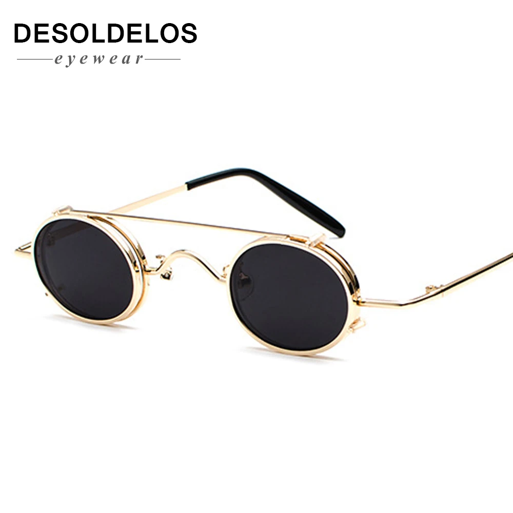 Small Round Steampunk Sunglasses Men Women Retro Metal Clip on Steam Punk Sun Glasses for Male Vintage Gothic Goggles
Small Round Steampunk Sunglasses Men Women Retro Metal Clip on Steam Punk Sun Glasses for Male Vintage Gothic Goggles