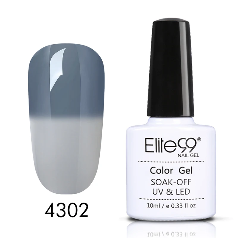 Elite99 Термальность Цвет изменение серый Vernis УФ-гель для ногтей Гель-лак Краски