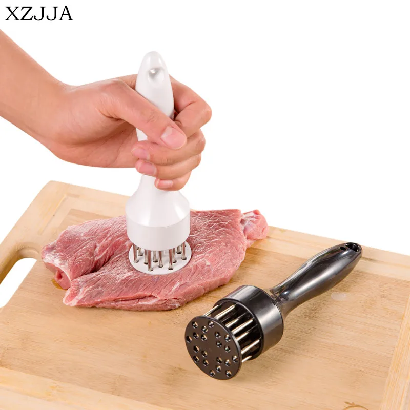 XZJJA Creative kitchen Stainless Steel Steak Pork Chop Fast Loose Meat Tenderizer Needle Hammer Meat Tools Kitchen Accessories
XZJJA Creative kitchen Stainless Steel Steak Pork Chop Fast Loose Meat Tenderizer Needle Hammer Meat Tools Kitchen Accessories