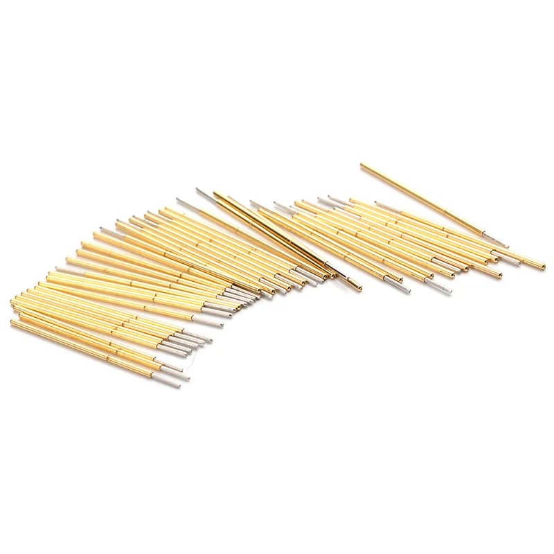 100 / PCS Spring Test Probe P035-F Durable Brass Metal Spring Test Probe Dia 0.35mm Length 12.50mm Pogo Pin
100 / PCS Spring Test Probe P035-F Durable Brass Metal Spring Test Probe Dia 0.35mm Length 12.50mm Pogo Pin