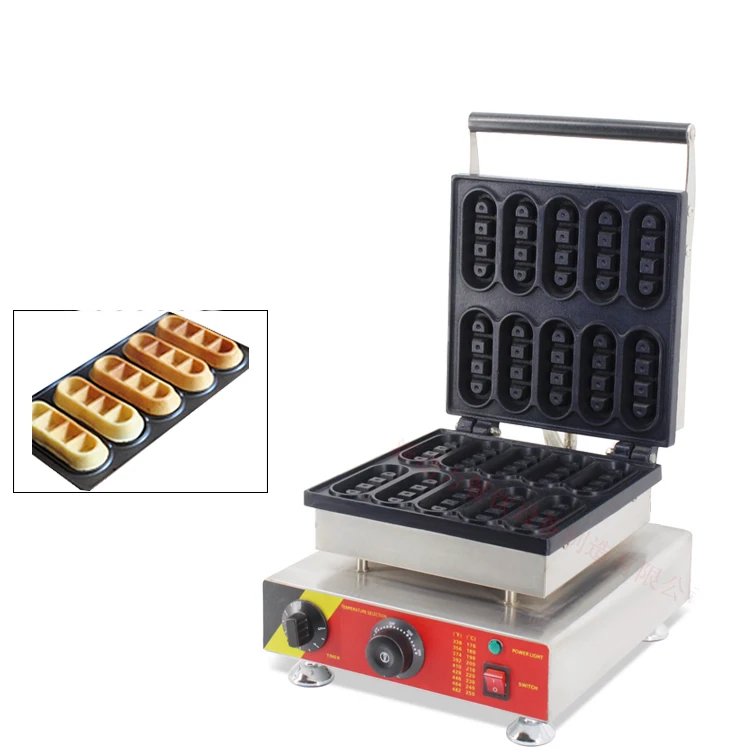 Electric 10 pcs / plate Bar Waffle Maker Machine Waffle Baker Breakfast snack machine
Electric 10 pcs / plate Bar Waffle Maker Machine Waffle Baker Breakfast snack machine