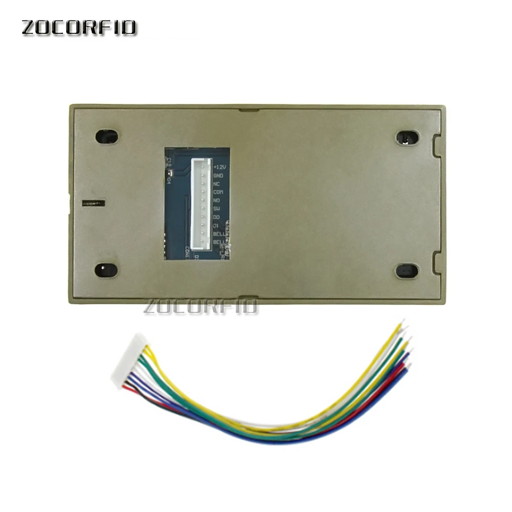 QR код и 125 кГц Rfid автономная клавиатура контроля доступа EM кардридер с 10 брелоками