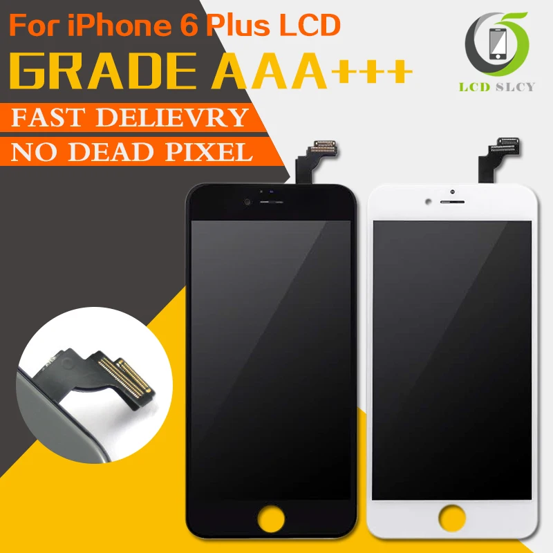 10 шт./лот AAA сенсорный экран Pantalla 100% тест для iPhone 6 Plus ЖК дисплей дигитайзер в сборе
