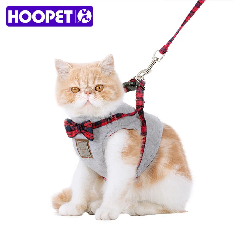 Pet Cat шлейка и поводок набор модной куртки для кошек ходьба свинец обучение