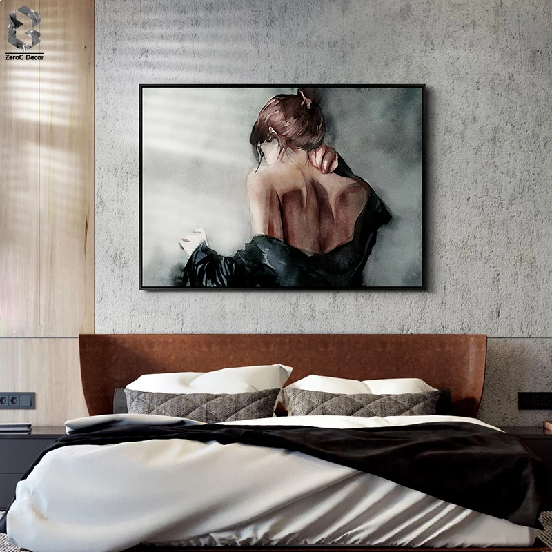 Slim Girl Back View Portrait Wall Art Printing Canvas Paintings Poster, Industrial Loft Wall Picture for Living Room Decoration
Slim Girl Back View Portrait Wall Art Printing Canvas Paintings Poster, Industrial Loft Wall Picture for Living Room Decoration
