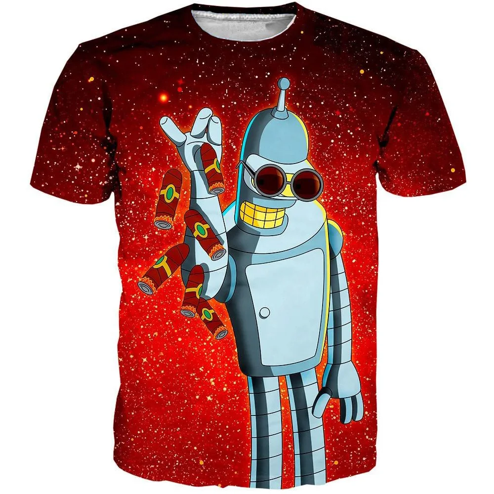 PLstar Cosmos Brand Women/Men 3d Print Hip Hop T-shirt Starry Sky BENDER T-SHIRT Streetwear Summer Tops XS-7XL
PLstar Cosmos Brand Women/Men 3d Print Hip Hop T-shirt Starry Sky BENDER T-SHIRT Streetwear Summer Tops XS-7XL