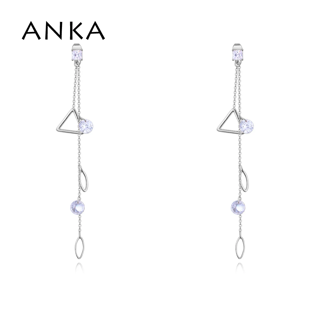ANKA fashion simple style geometric triangle long earrings for women round zircon drop earrings jewelry Christmas gift #128273
ANKA fashion simple style geometric triangle long earrings for women round zircon drop earrings jewelry Christmas gift #128273