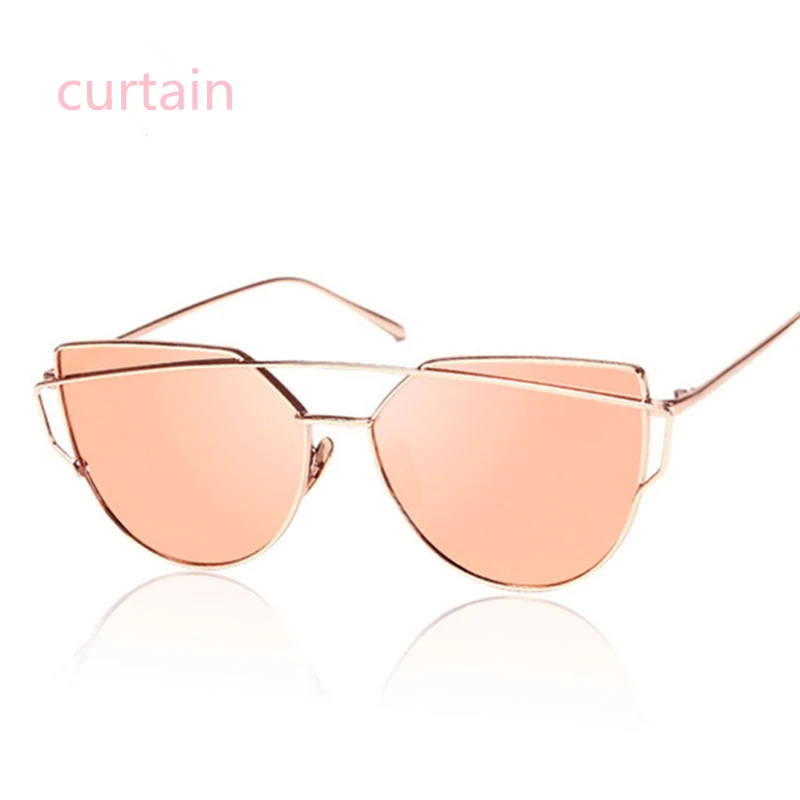 New Cat Eye Sunglasses Women Vintage Fashion Rose Gold Mirror Sun Glasses Unique Flat Ladies Sunglasses Oculos UV400
New Cat Eye Sunglasses Women Vintage Fashion Rose Gold Mirror Sun Glasses Unique Flat Ladies Sunglasses Oculos UV400