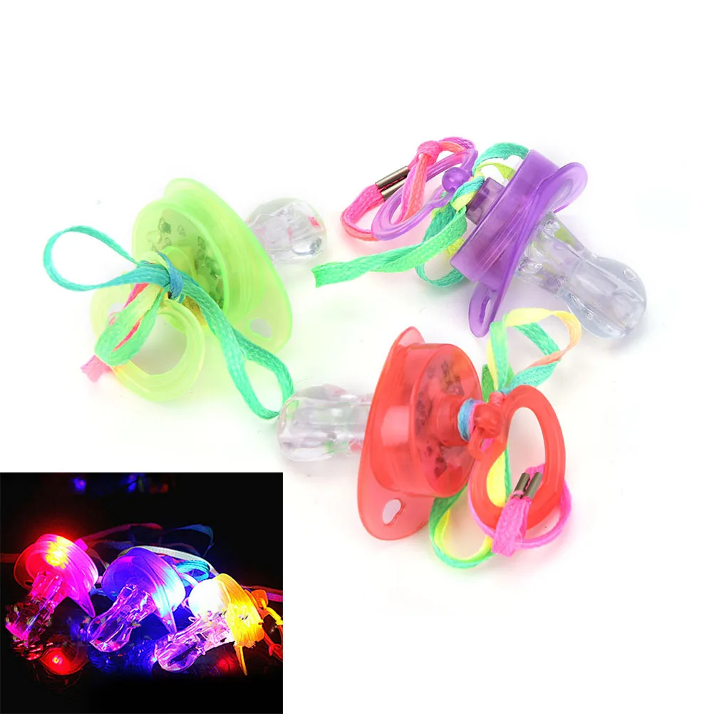 Hot Funny Led Pacifier Whistle Promotion Shiny Nipple Party Festive Decoration Accessories
Hot Funny Led Pacifier Whistle Promotion Shiny Nipple Party Festive Decoration Accessories