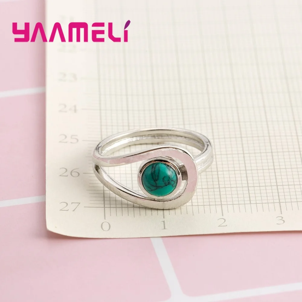 

Unique Deisgn 925 Sterling Silver Rings Paved Mystic White/Green Opal Stone Wedding Engagement Rings For Women