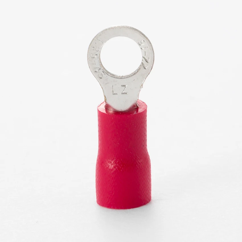 100PCS/ Lot RV1.25-4 O-Type Pre-Insulated Splice Cold-Pressed Terminal Block Electrical Crimp Terminator Wiring Range 0.5-1.5mm2
100PCS/ Lot RV1.25-4 O-Type Pre-Insulated Splice Cold-Pressed Terminal Block Electrical Crimp Terminator Wiring Range 0.5-1.5mm2