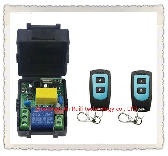 Universal AC220V 1CH 10A Remote Control Switch Relay Output Radio Receiver Module and Waterproof Transmitter Toggle Momentary
Universal AC220V 1CH 10A Remote Control Switch Relay Output Radio Receiver Module and Waterproof Transmitter Toggle Momentary