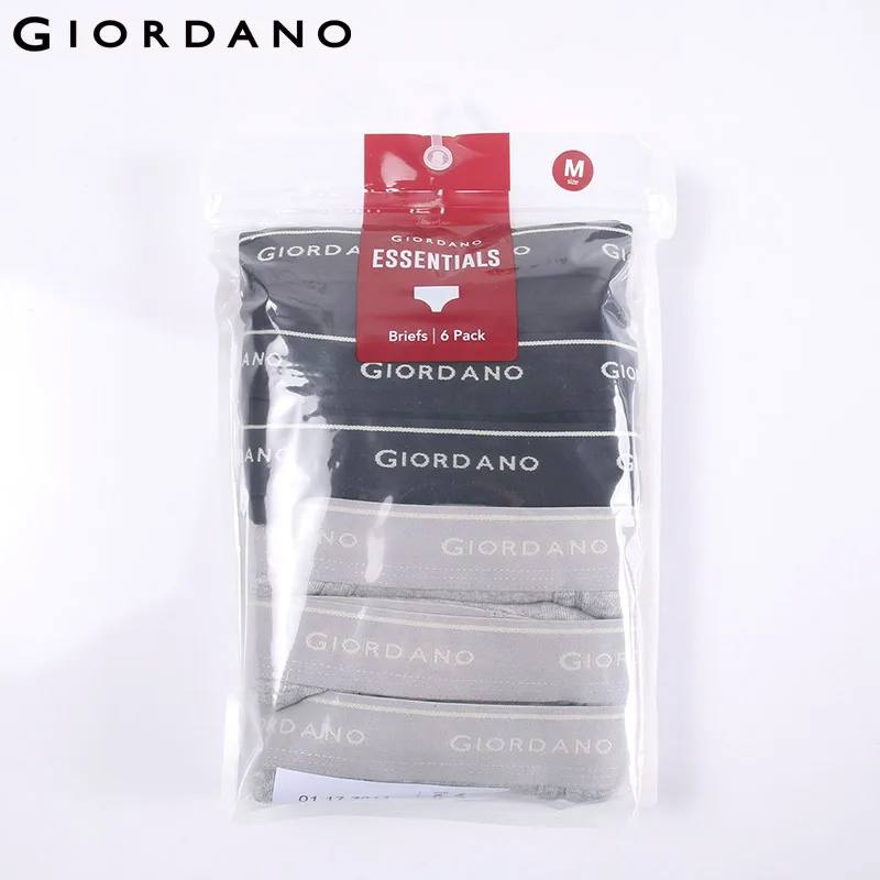 Giordano Мужское нижнее белье набор из 6 трусов с эластичным поясом, однотонное нижнее белье для мужчин
Giordano Мужское нижнее белье набор из 6 трусов с эластичным поясом, однотонное нижнее белье для мужчин