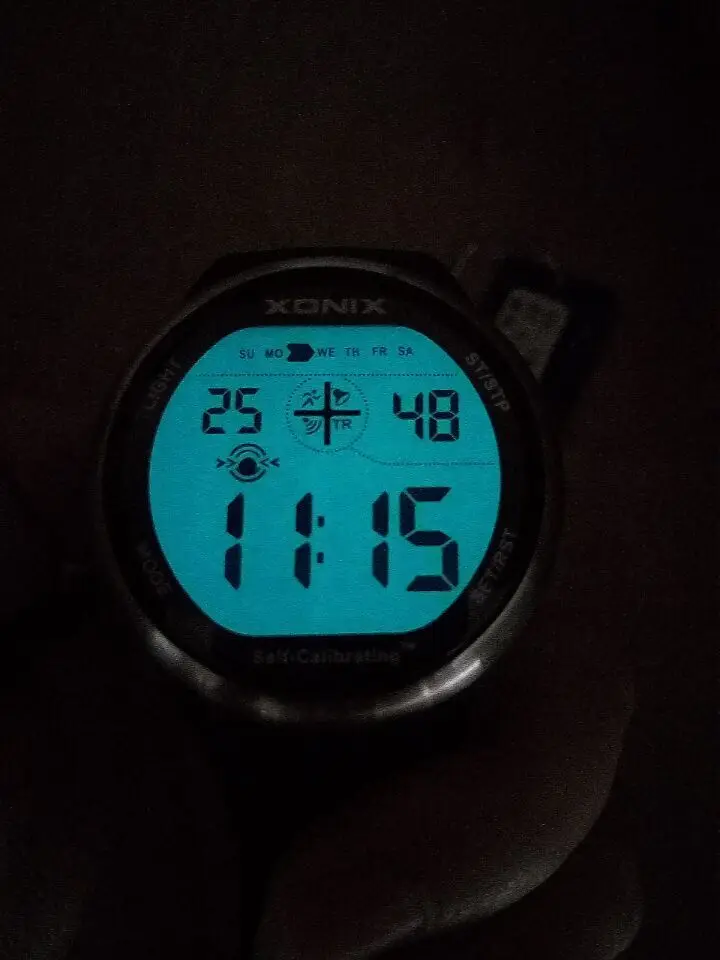 XONIX Мужские Спортивные Часы Цифровой Водонепроницаемый 100 м Chrono Self Calibrating