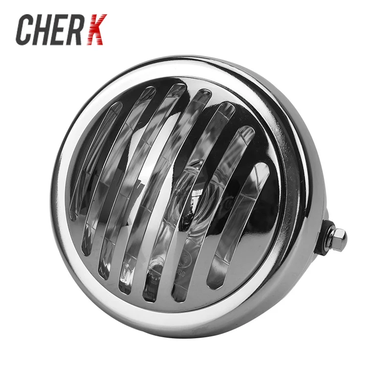 Cherk Motorcycle 6 1/2" Retro Grill Headlight White 800LM For Harley Chopper/Bobber/Cafe Racer/Touring Bikes Lighting Lights
Cherk Motorcycle 6 1/2" Retro Grill Headlight White 800LM For Harley Chopper/Bobber/Cafe Racer/Touring Bikes Lighting Lights