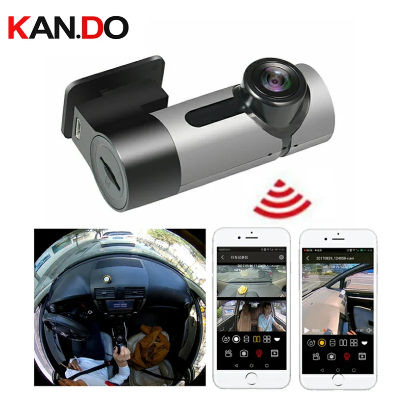 

Mobile Vehicle DVR Camera Parking Monitor Function 360 Degree View Panoramic CAM 360° Recording for Taxi Drive Dash Camera VR