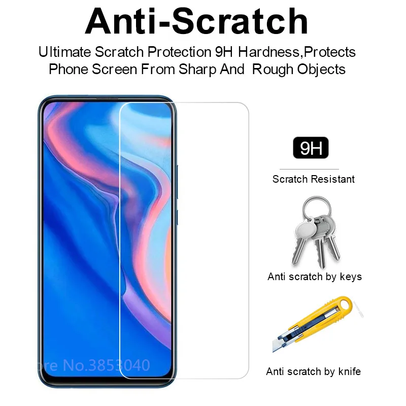 Закаленное стекло для Huawei P Smart Z защита экрана 2.5D 9 закаленное защитная пленка 6
