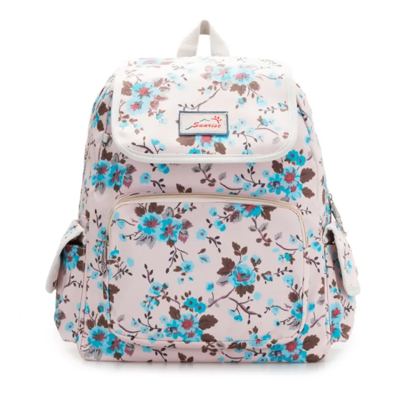 Лето 2017 г. новые женские 5 цветов цветок с принтом птиц Мода Bagpack рюкзаки студент