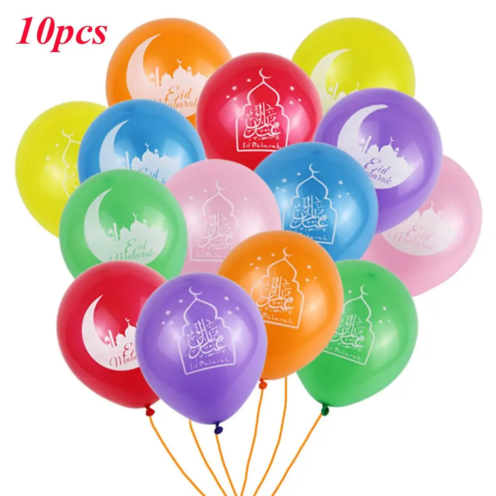 10pcs Eid Mubarak Balloons Ramadan Supplies Balloons Islamic New Year Decor Ramadan Kareem Muslim Festival Decoration Balloon
10pcs Eid Mubarak Balloons Ramadan Supplies Balloons Islamic New Year Decor Ramadan Kareem Muslim Festival Decoration Balloon