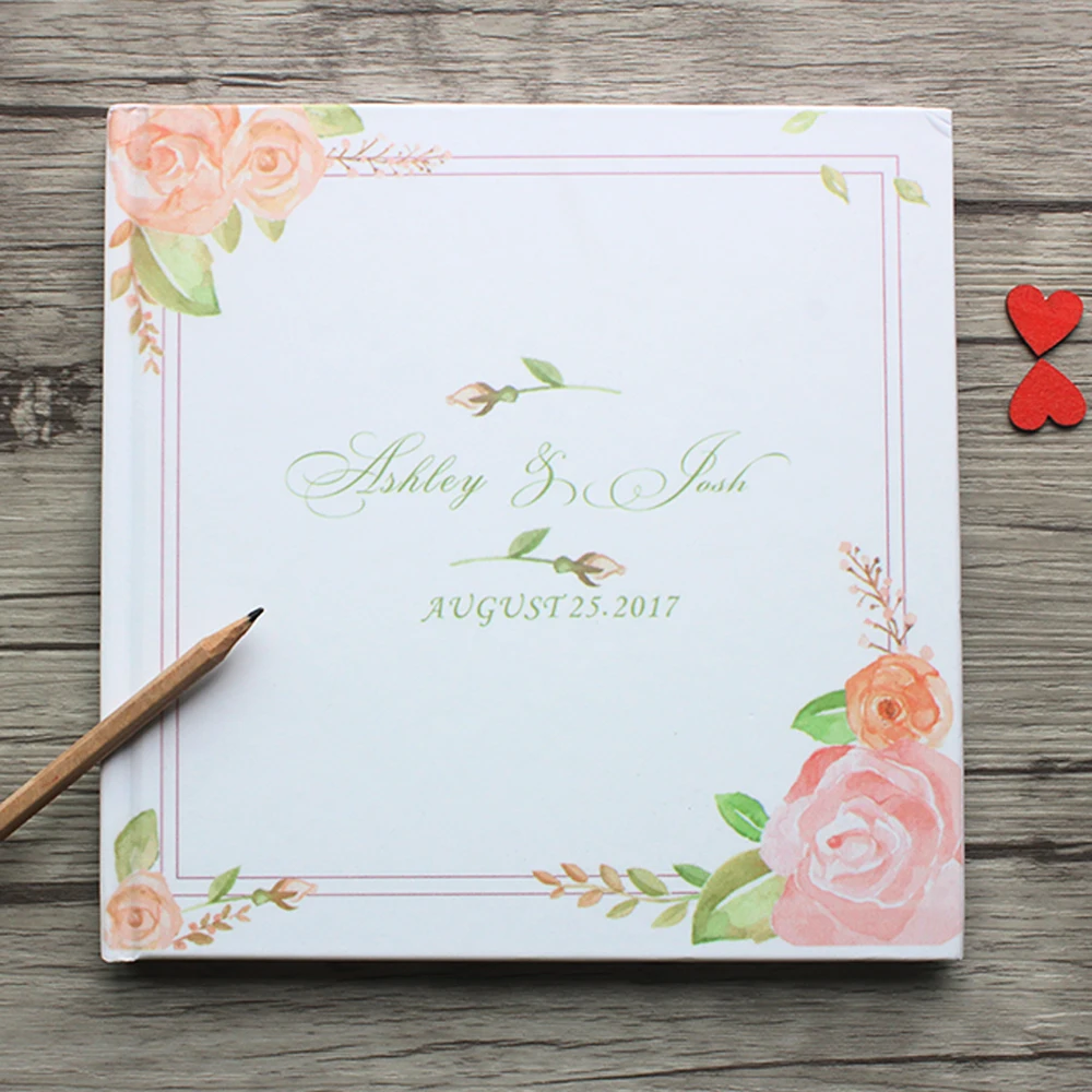 Personalized Floral Wedding Guest Book Custom Natural Rustic Style White Anniversary Party Guest Book Wedding Photo Album Memory
Personalized Floral Wedding Guest Book Custom Natural Rustic Style White Anniversary Party Guest Book Wedding Photo Album Memory