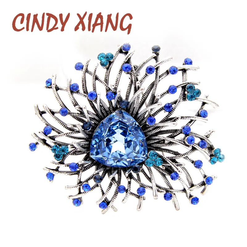 CINDY XIANG 2 Colors Avaiable Shining Crystal Flower Brooches Elegant Wedding Coat Pin Autumn Sytle Jewelry High Quality Luxury
CINDY XIANG 2 Colors Avaiable Shining Crystal Flower Brooches Elegant Wedding Coat Pin Autumn Sytle Jewelry High Quality Luxury