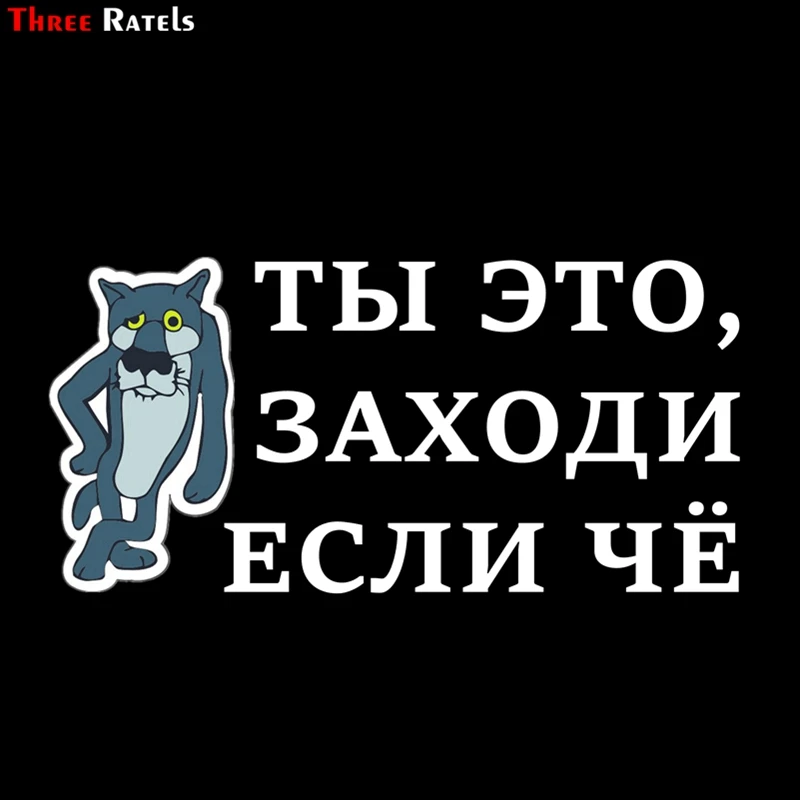 

Three Ratels TZ-1155 12*24.6cm 1-4 Pieces Car Sticker You Just Come In If Something Funny Car Stickers Auto Decals