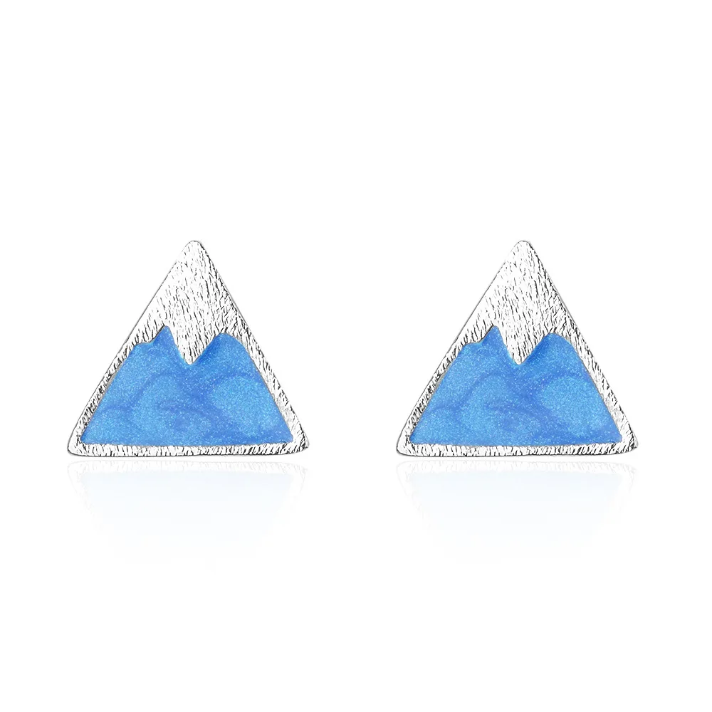 Casual Mountain Design 925 Sterling Silver Ladies Stud Earrings Original Jewelry For Women Anti Allergy Cheap Gift
Casual Mountain Design 925 Sterling Silver Ladies Stud Earrings Original Jewelry For Women Anti Allergy Cheap Gift