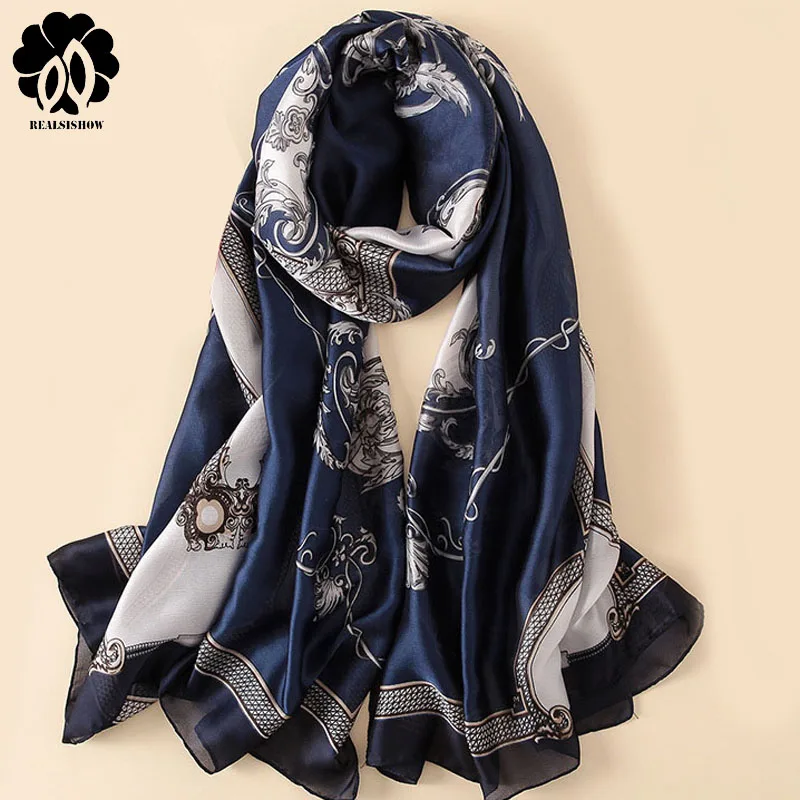 REALSISHOW Fashion Square Head Silk Scarf Women Hijab Luxury Brand Scarves Female Shawl&Wraps 2019 New For Ladies 180*90cm
REALSISHOW Fashion Square Head Silk Scarf Women Hijab Luxury Brand Scarves Female Shawl&Wraps 2019 New For Ladies 180*90cm