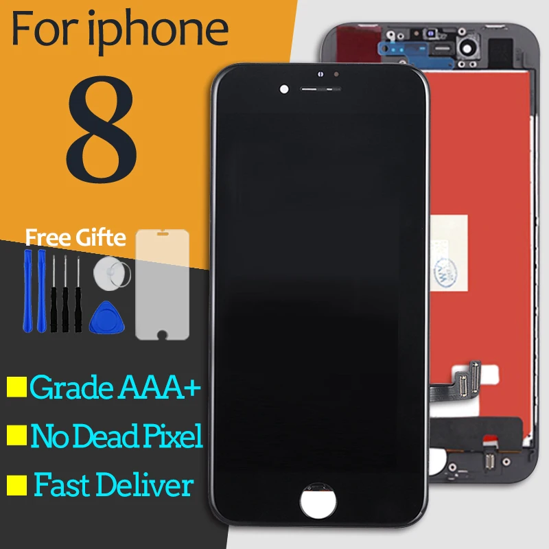 ЖК-дисплей класса AAA +++ для iPhone 8, ЖК-дисплей 4,7 дюйма, сенсорный дигитайзер в сборе, ремонт, замена для телефона 8, ЖК-экран
ЖК-дисплей класса AAA +++ для iPhone 8, ЖК-дисплей 4,7 дюйма, сенсорный дигитайзер в сборе, ремонт, замена для телефона 8, ЖК-экран