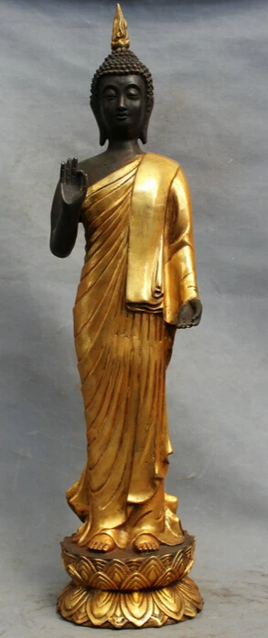 fast shipping USPS to USA S1386 28" Tibet Bronze Gilt Temple Standing Shakyamuni Sakyamuni Buddha Robe Statue
fast shipping USPS to USA S1386 28" Tibet Bronze Gilt Temple Standing Shakyamuni Sakyamuni Buddha Robe Statue
