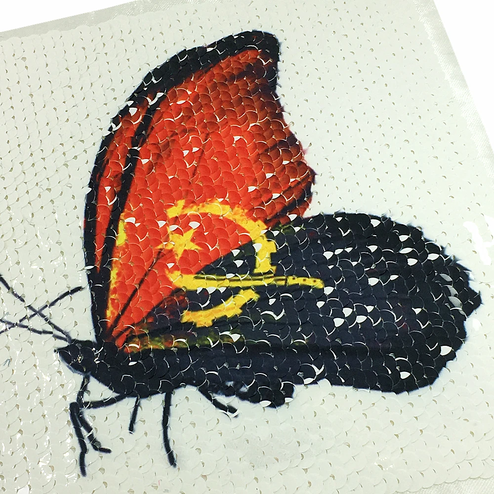 3pc Butterfly Print Sequin Patch Beaded Paillette Applique Patches For Clothing Bag Appliques Parches Sew On 24x15cm AC1049
3pc Butterfly Print Sequin Patch Beaded Paillette Applique Patches For Clothing Bag Appliques Parches Sew On 24x15cm AC1049