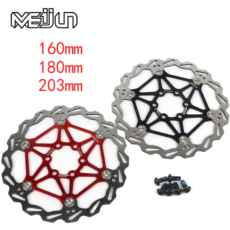 Disc Brake Rotor MTB Bicycle Floating Rotor Heat Dissipation 140/160mm Stainless Steel rotor 180/203mm Cycling Accessories
Disc Brake Rotor MTB Bicycle Floating Rotor Heat Dissipation 140/160mm Stainless Steel rotor 180/203mm Cycling Accessories