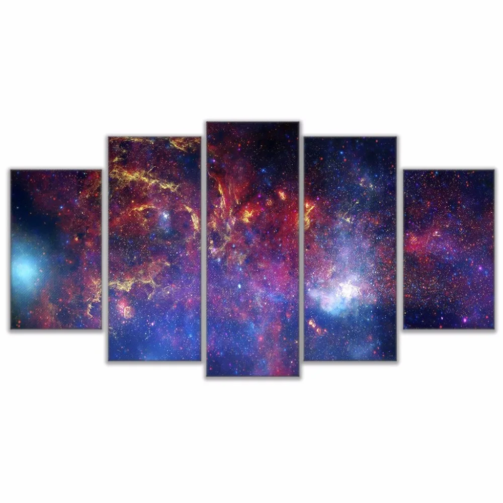 Canvas Painting Wall Art Home Decor Living Room 5 Pieces Colorful Star Filled Galaxy Poster Modular HD Printed Abstract Pictures
Canvas Painting Wall Art Home Decor Living Room 5 Pieces Colorful Star Filled Galaxy Poster Modular HD Printed Abstract Pictures
