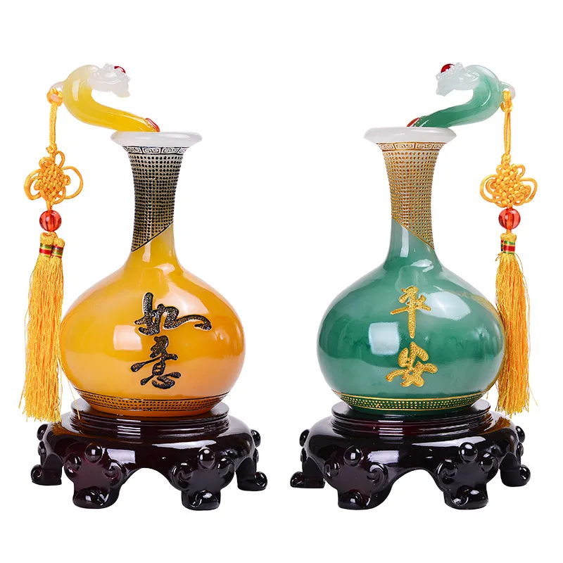 Креативная Смола Fengshui ваза желаний домашний декор для винного шкафа офисные настольные поделки искусственные цветы ваза для свадебного по...
Креативная Смола Fengshui ваза желаний домашний декор для винного шкафа офисные настольные поделки искусственные цветы ваза для свадебного по...