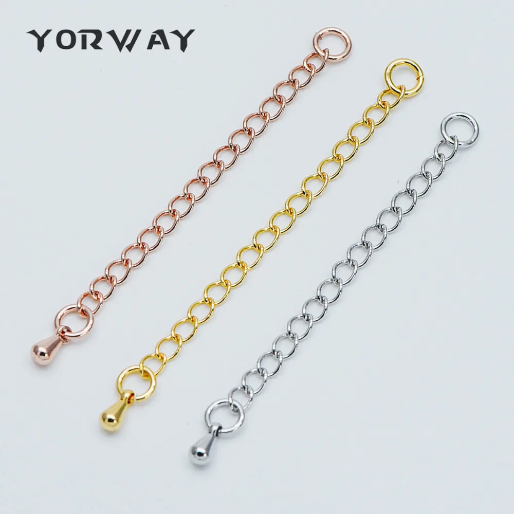 10pcs/Lot Extender Chain with Teardrop Charm and Jump Ring For Jewelry Making, Gold/ Rhodium/ Rose Gold Plated Brass (GB-356)
10pcs/Lot Extender Chain with Teardrop Charm and Jump Ring For Jewelry Making, Gold/ Rhodium/ Rose Gold Plated Brass (GB-356)