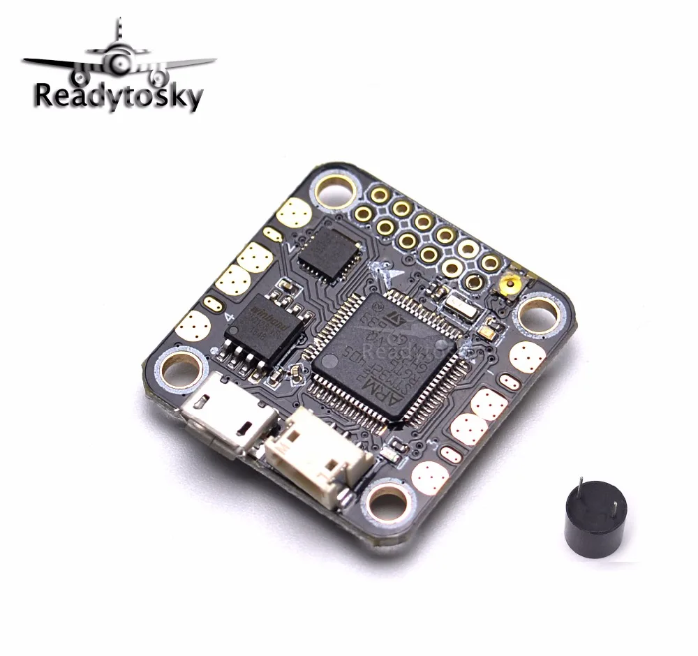 Новый мини Flip32 F4 Полет управления Встроенный PDB 5 В/1A BEC с звуковой сигнал для RC