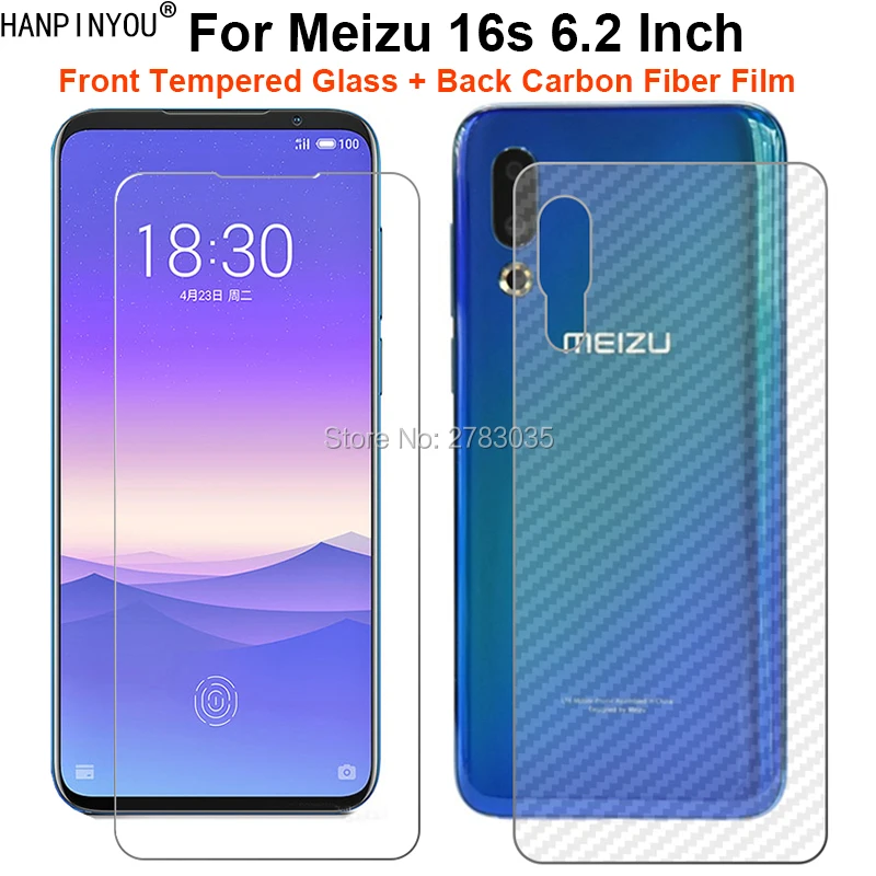 Для Meizu 16s 6,2 "1 комплект = мягкая задняя пленка из углеродного волокна + ультратонкое прозрачное закаленное стекло для переднего экрана
Для Meizu 16s 6,2 "1 комплект = мягкая задняя пленка из углеродного волокна + ультратонкое прозрачное закаленное стекло для переднего экрана