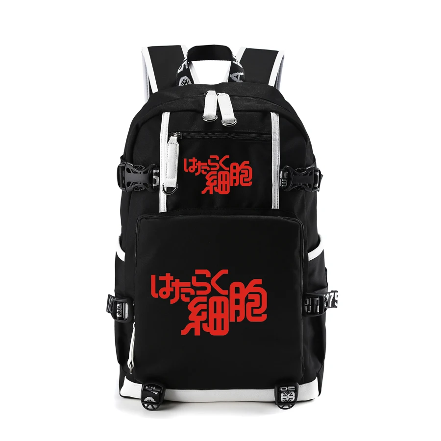 

Anime cells at work Backpacks for Children Kids School Bag Boys and Girls white Blood Cell red blood cell Bookbag travel bags