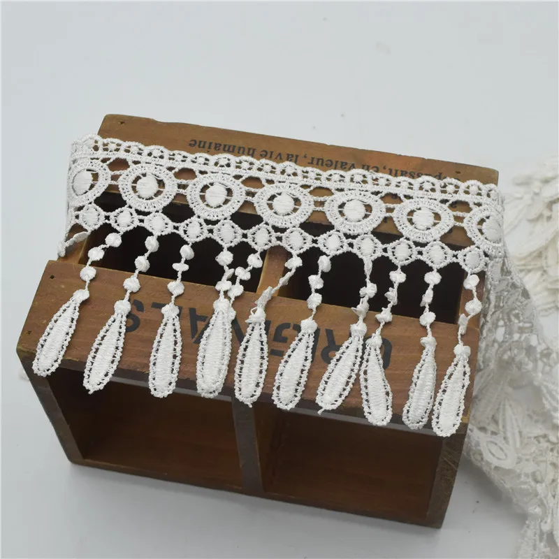 15Yard Vintage Tassel Embroidered Lace Edge Trim Ribbon Applique Crochet Sewing Wide:11cm
15Yard Vintage Tassel Embroidered Lace Edge Trim Ribbon Applique Crochet Sewing Wide:11cm