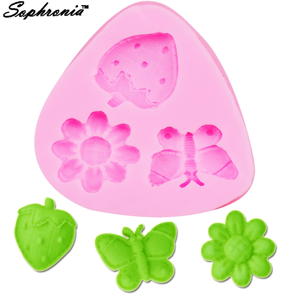 10pcs/set M367 Border Flowers Butterfly Strawberry Silicone Chocolate Polymer Clay Molds Cake Decorating Tools 6.3*6*1.1CM
10pcs/set M367 Border Flowers Butterfly Strawberry Silicone Chocolate Polymer Clay Molds Cake Decorating Tools 6.3*6*1.1CM