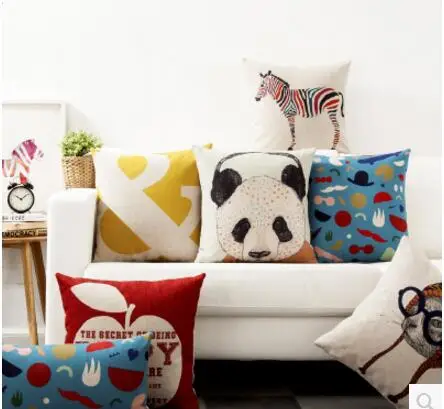 cartoon animal printed cushion cover pillowcase sofa zebra/cat/panda simple lumbar pillow cover back cushion case indoor
cartoon animal printed cushion cover pillowcase sofa zebra/cat/panda simple lumbar pillow cover back cushion case indoor