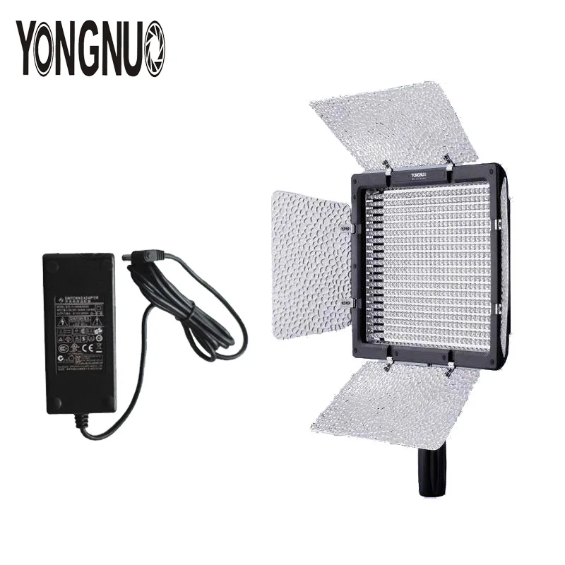 YONGNUO YN600L II 2 4 Ghz монохромный 5500K светодиодный видео свет + адаптер переменного тока