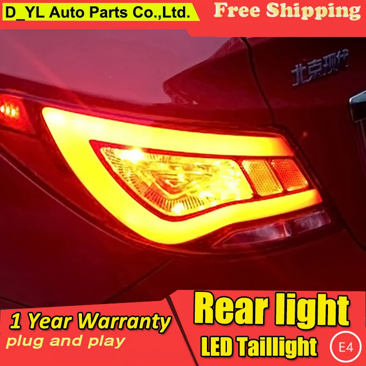 D_YL Car Styling for Hyundai Accent LED Taillights 2011-2013 Solaris Tail Lamp Verna Rear Lamp DRL+Brake+Park+Signal led light
D_YL Car Styling for Hyundai Accent LED Taillights 2011-2013 Solaris Tail Lamp Verna Rear Lamp DRL+Brake+Park+Signal led light