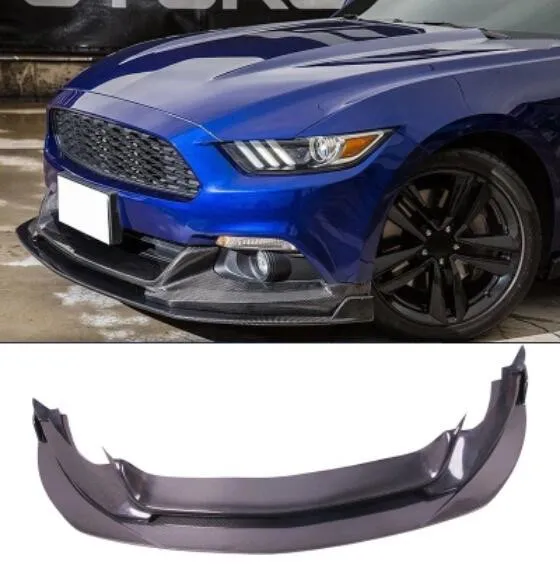 Car Carbon Fiber Double Front Bumper Spoiler Lip, Auto Car Front Bumper Diffuser Cover 2pcs/Set For Ford Mustang 2015 2016 2017
Car Carbon Fiber Double Front Bumper Spoiler Lip, Auto Car Front Bumper Diffuser Cover 2pcs/Set For Ford Mustang 2015 2016 2017