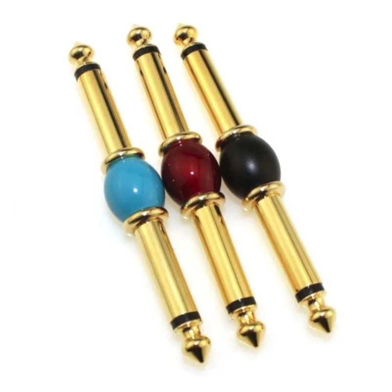 5PCS/LOT Golden Plated 6.35mm 1/4" Male Mono Plug To Plug 6.35 Audio Adapter
5PCS/LOT Golden Plated 6.35mm 1/4" Male Mono Plug To Plug 6.35 Audio Adapter