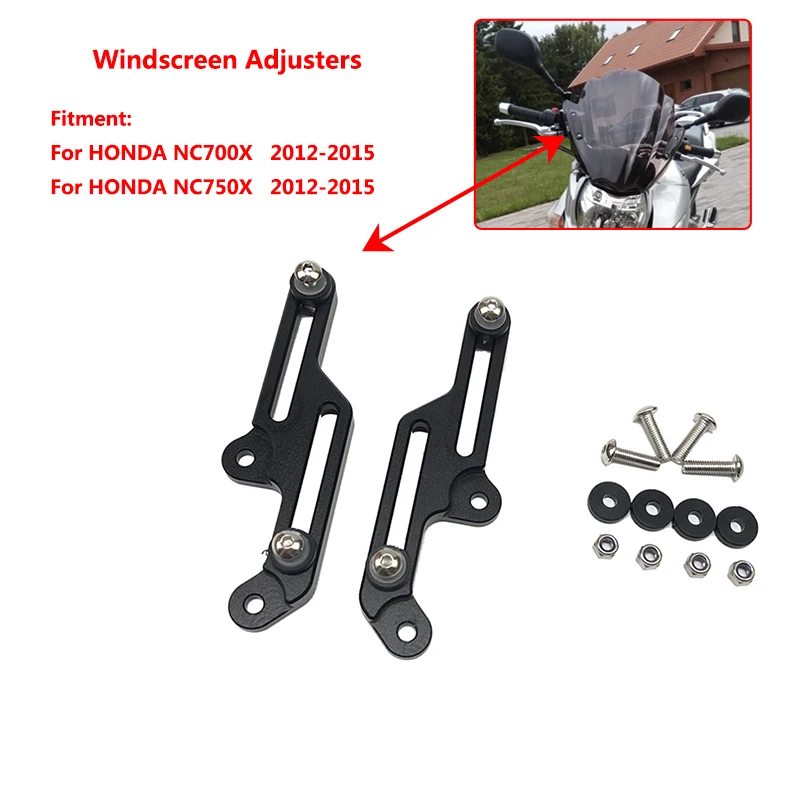 New Motorcycle Windscreen Adjusters Airflow Adjustable Windscreen Wind For HONDA NC750X NC 750X NC750 X XD/XA 2012 2013 2014 015
New Motorcycle Windscreen Adjusters Airflow Adjustable Windscreen Wind For HONDA NC750X NC 750X NC750 X XD/XA 2012 2013 2014 015