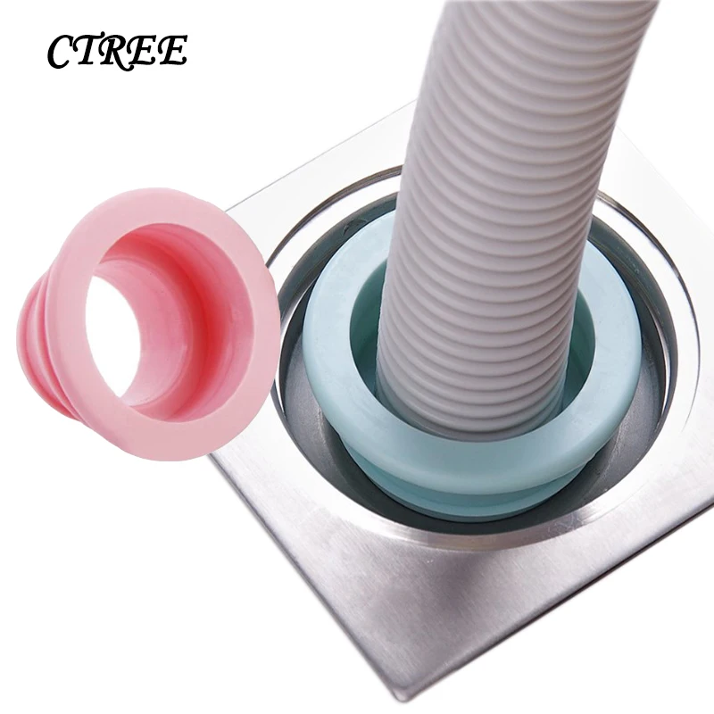 CTREE Pipeline Deodorant Silicone Ring Washer Tank Sewer Drain Seal Plug Pest Control Kitchen Silicone Seal Bathroom Tools C83
CTREE Pipeline Deodorant Silicone Ring Washer Tank Sewer Drain Seal Plug Pest Control Kitchen Silicone Seal Bathroom Tools C83